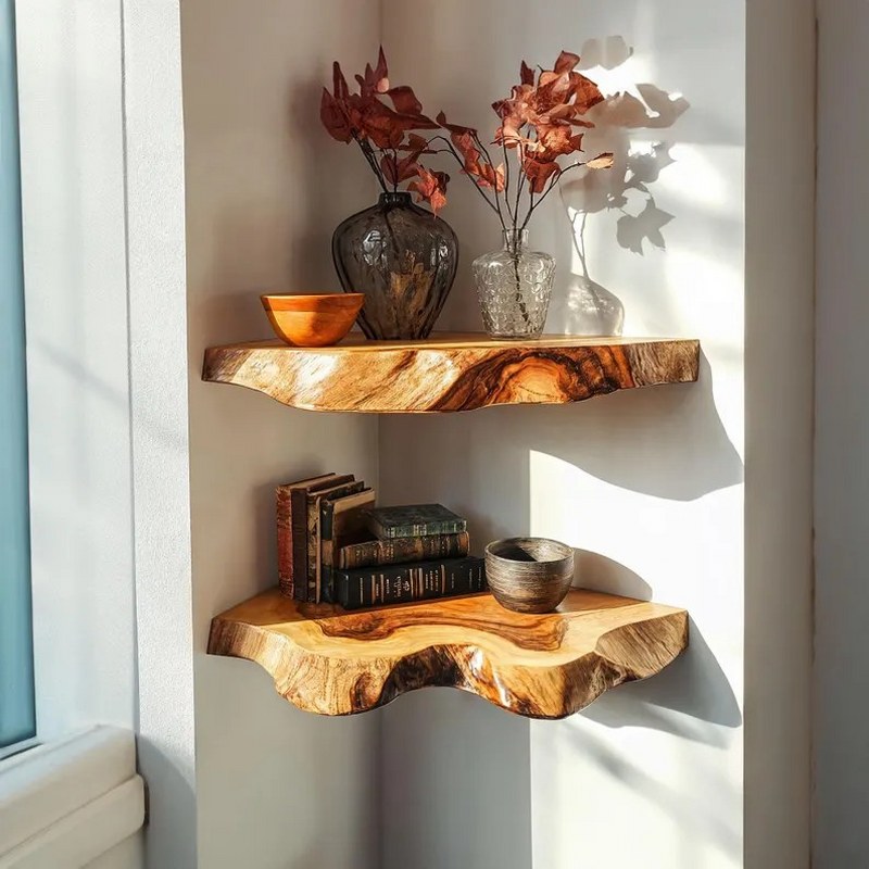 Wall shelves