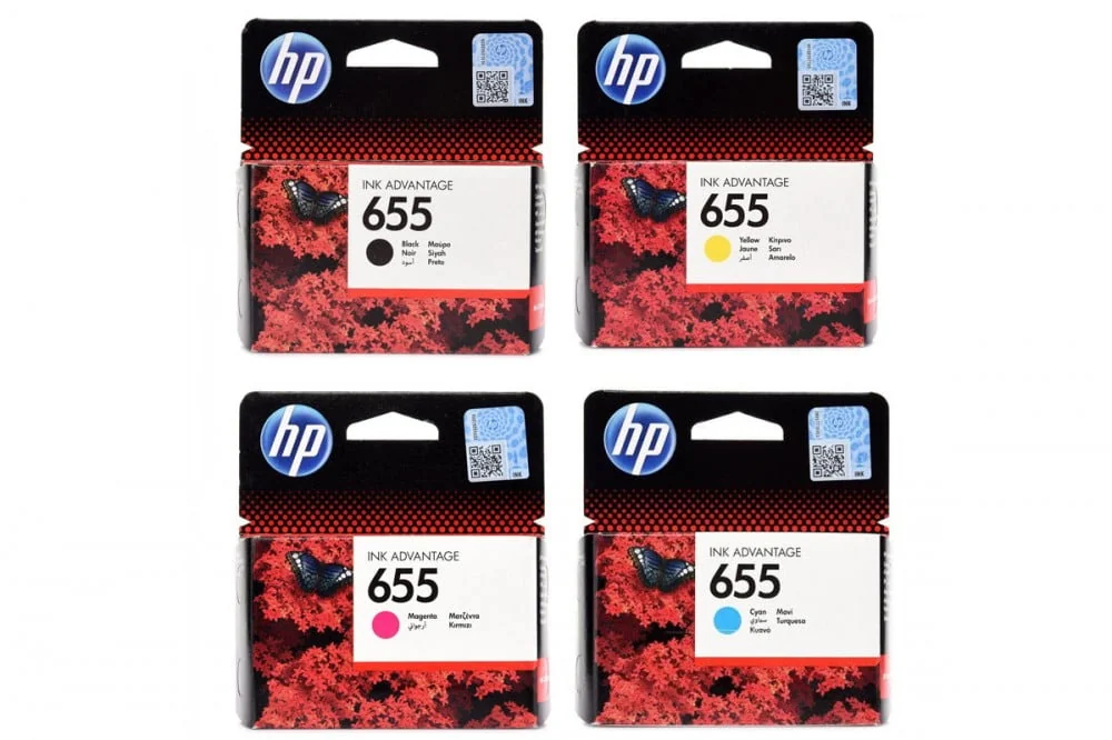 HP 655 full set Inkjet Cartridge