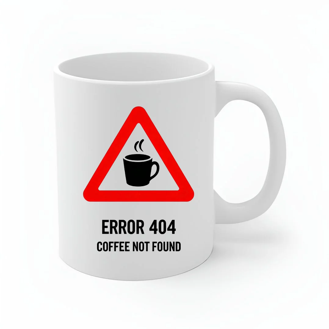 مج — Coffee Printed Error404 Coffee Not Found