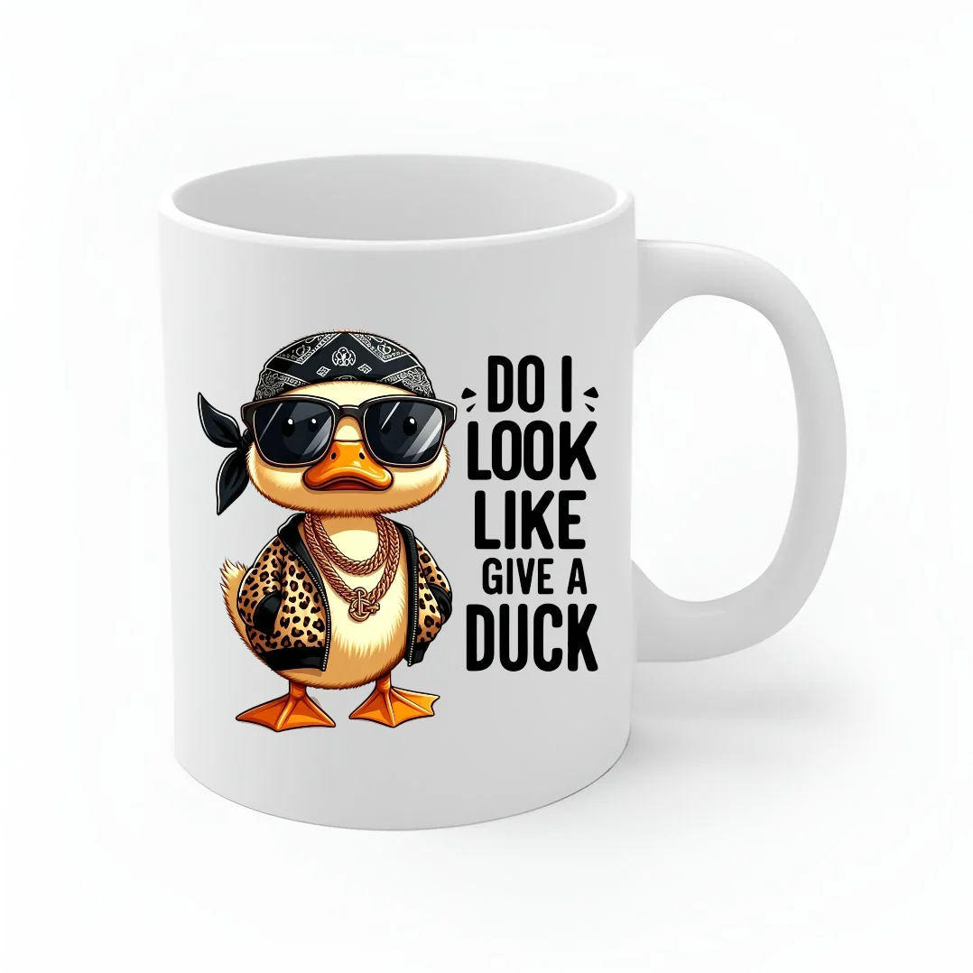 مج — Coffee Printed Do I Look Like I Give A Duck
