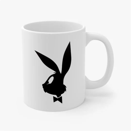 مج — Coffee Printed Playboy Bunny