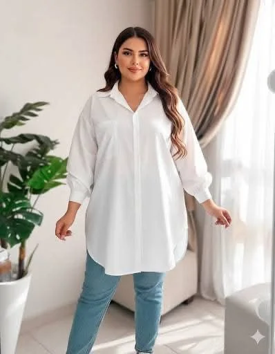 قميص بوبلين