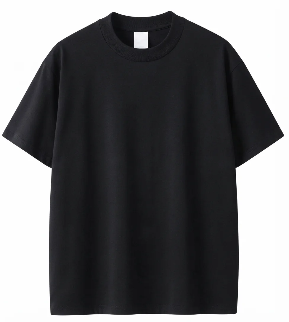 Plain black t-shirt