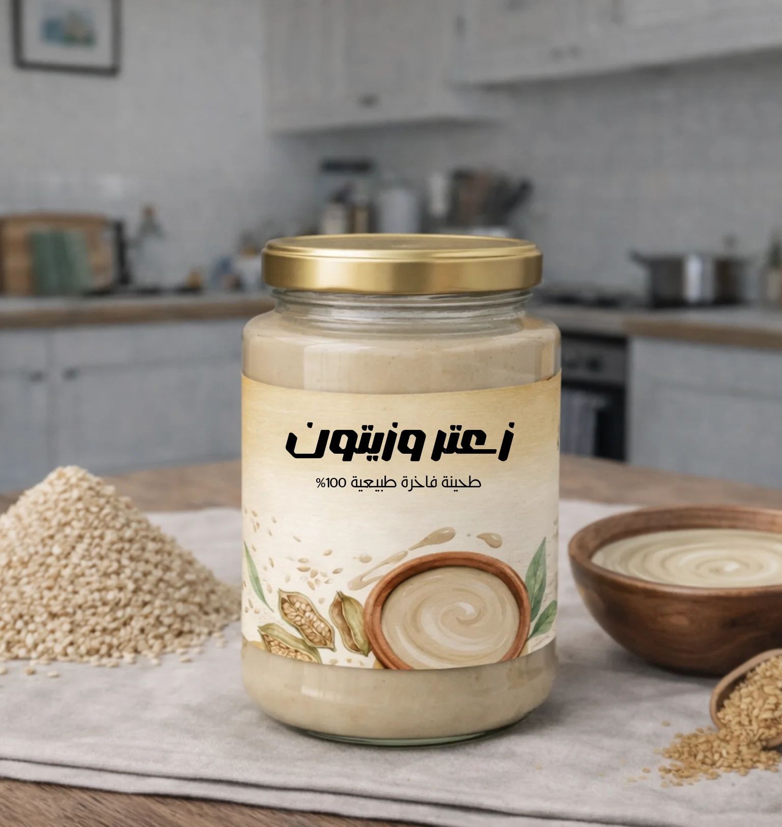 طحينة السمسم الطبيعية 700 جم