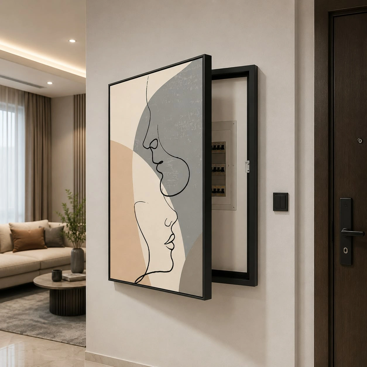 تابلوه تغطية لوحه الكهربا-003