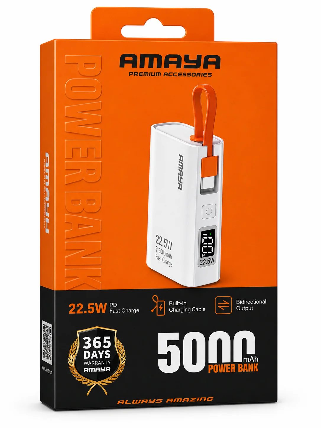 باوربانك AMAYA FD39 — 5,000 ملي أمبير